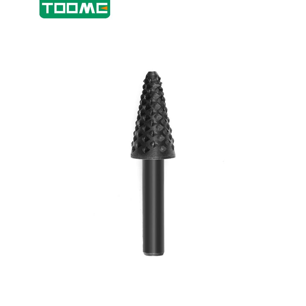 TOOME电磨机打磨头铣刀头木雕根雕茶盘打磨电动旋转锉刀木工工具
