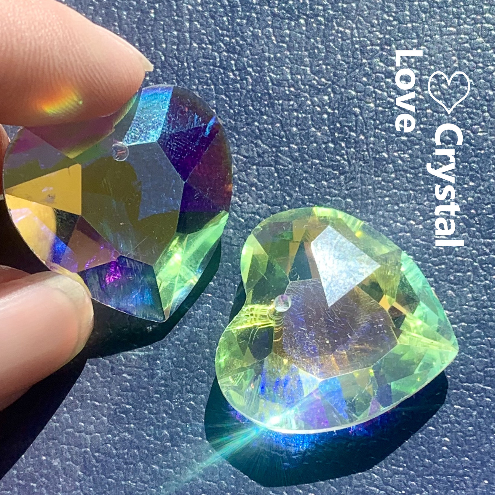 爱心水晶一对浪漫爱情见证阳光捕手送闺蜜男女朋友情人节520礼物