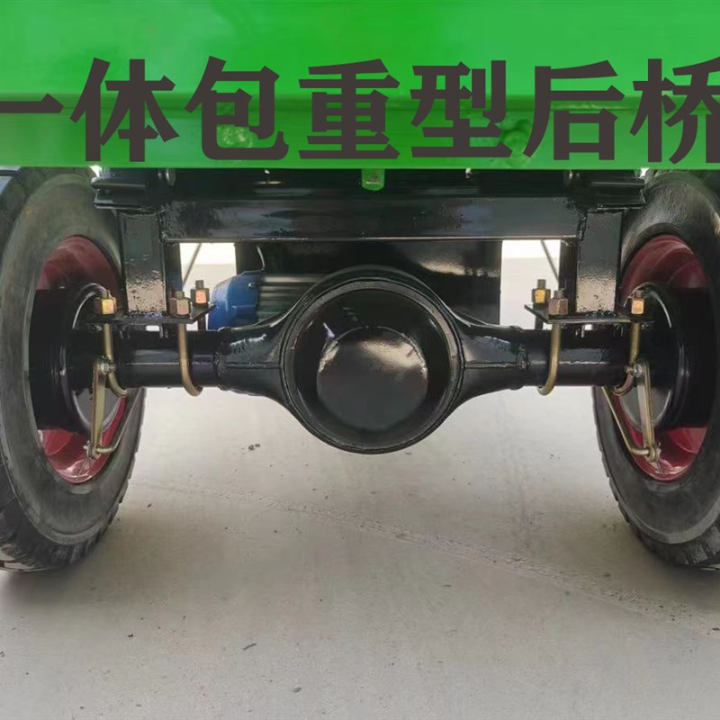 热销经典小骑兵果园工地用手推自卸E翻斗车砂浆养殖拉三轮车电动