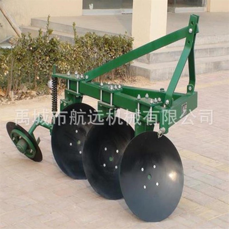 热销小型320轻型犁325;t南方地D区大棚王拖L拉机带耕地W翻地圆