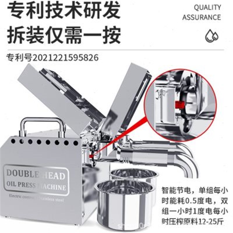 热销新双电机全自动中小型商用家用N榨油机 B02品