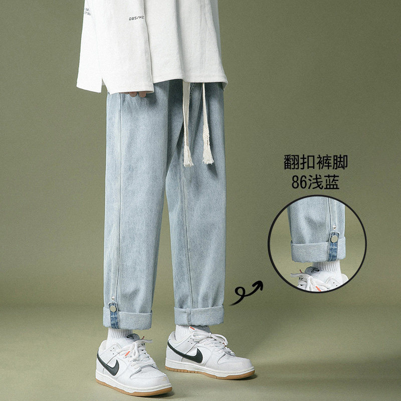 工装牛仔裤男士春夏季202