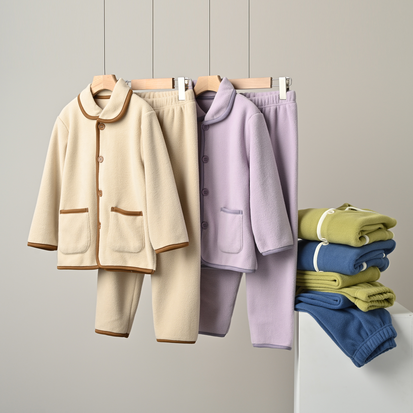 男童睡衣冬款儿童家居服套装