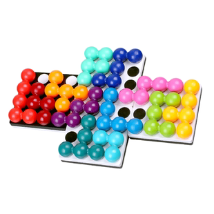 小乖蛋二次方程式魔珠拼板逻辑游戏亲子聚会磁性拼图益智儿童玩具