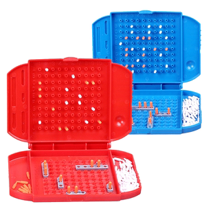 亲子对打海战舰船游戏棋益智逻辑趣味双人桌面游戏海军棋桌游玩具