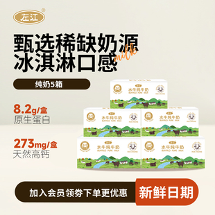左江水牛纯牛奶210ml 5整箱儿童学生孕妇广西营养高钙早餐奶 10盒