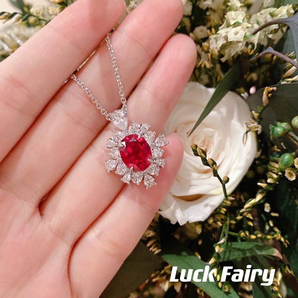 luck fairy幸运精灵高级设计彩宝奢华项链