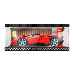 亚克力展示盒 适用 42143法拉利超级跑车赛车模型防尘手办收纳盒