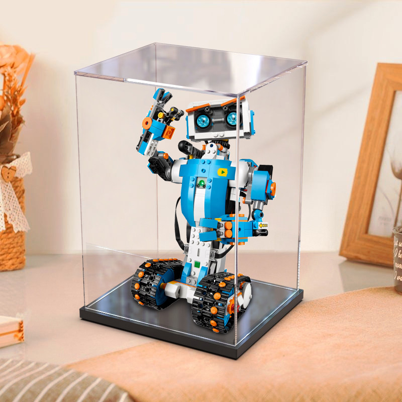 亚克力展示盒适用乐高编程机器人17101boost遥控玩具积木透明罩子
