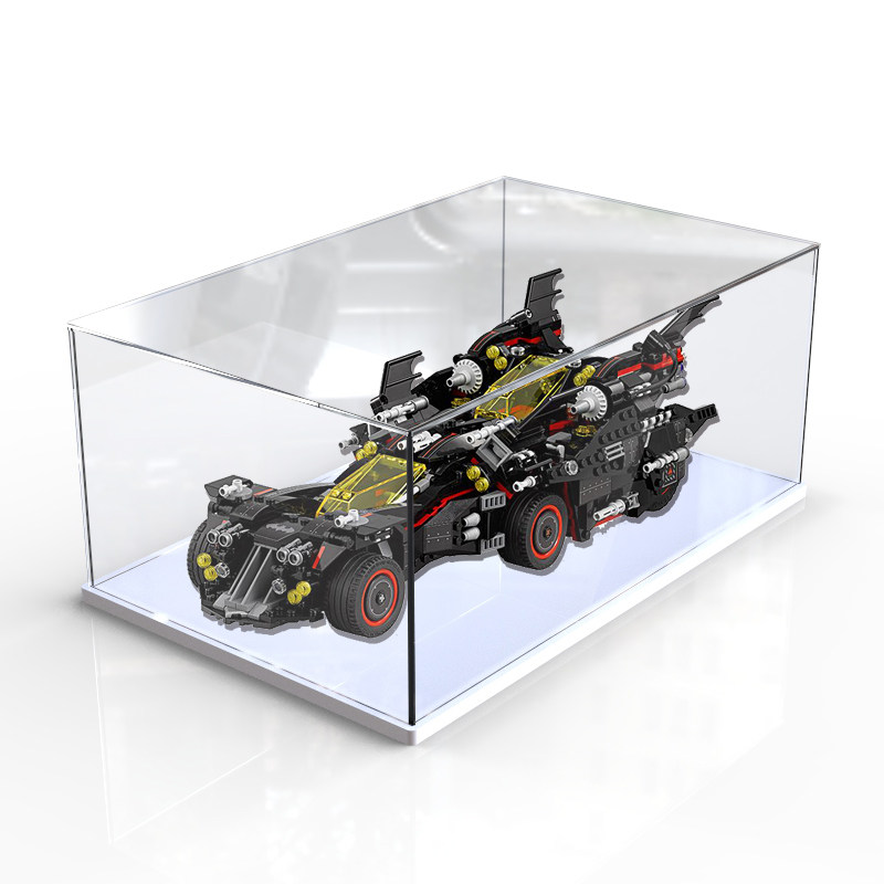 适用乐高70917超级英雄终极蝙蝠车亚克力展示盒 防尘盒手办收纳盒