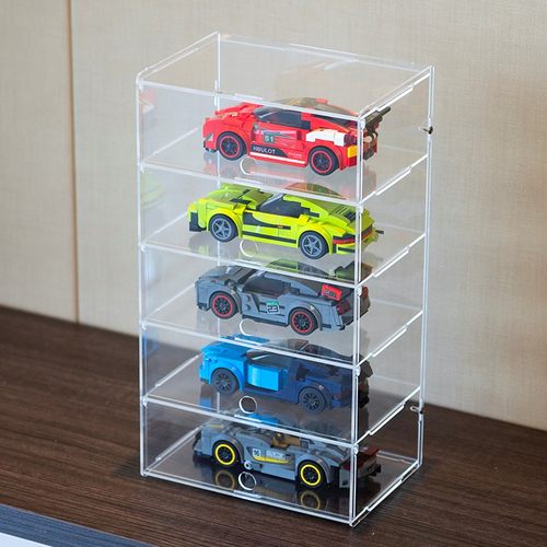 乐高speed系列亚克力展示盒适用迈凯伦赛车75892/75895手办收纳盒