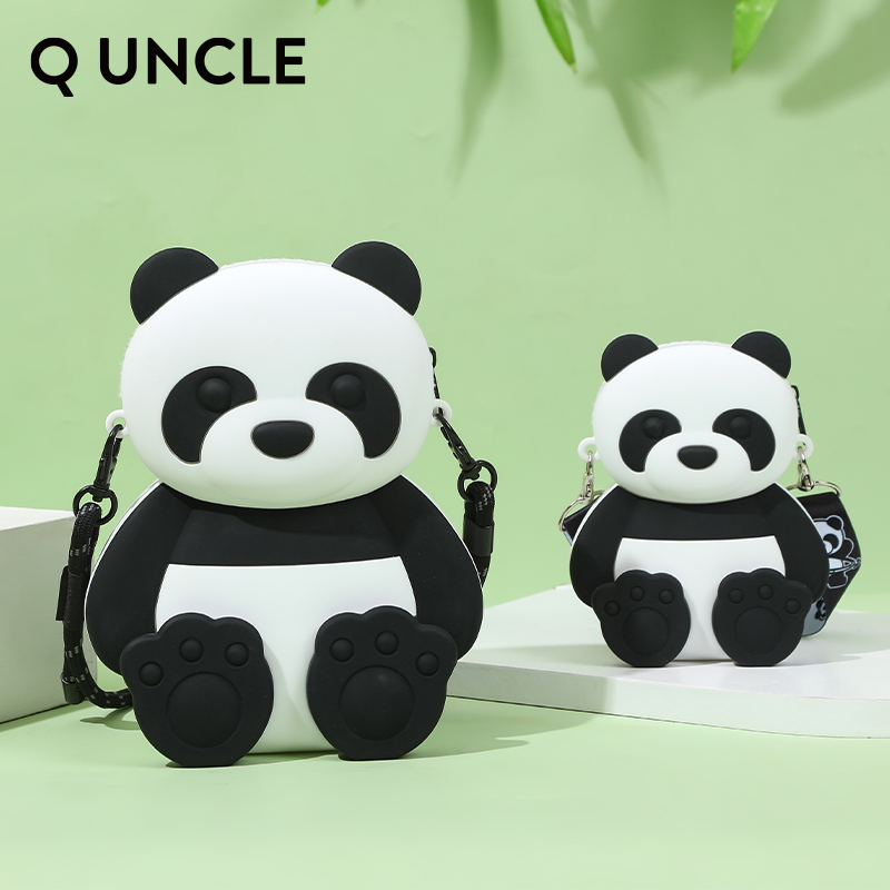 Q版大叔正版儿童休闲熊猫包包