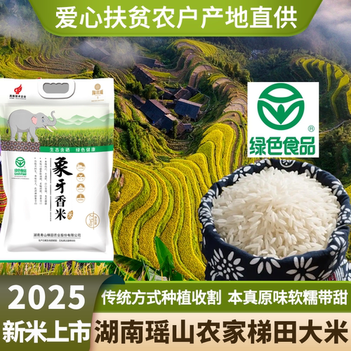 瑶山高海拔山区象牙香米新米