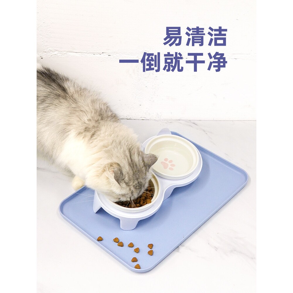 宠物餐垫猫咪用吃饭垫子狗狗碗食盘防滑防水托盘饭盆非硅胶盘子