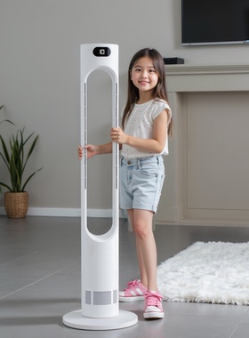 格库无叶风扇冷暖两用塔扇电风扇落地静音家用省电空气循环扇台式