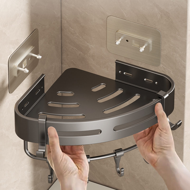 免打孔贴片式浴室置物架