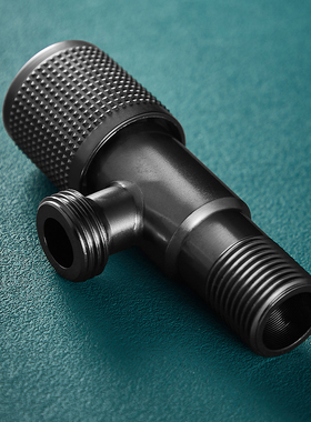 304不锈钢枪灰色角阀冷热水4分阀门开关家用热水器马桶龙头止水阀