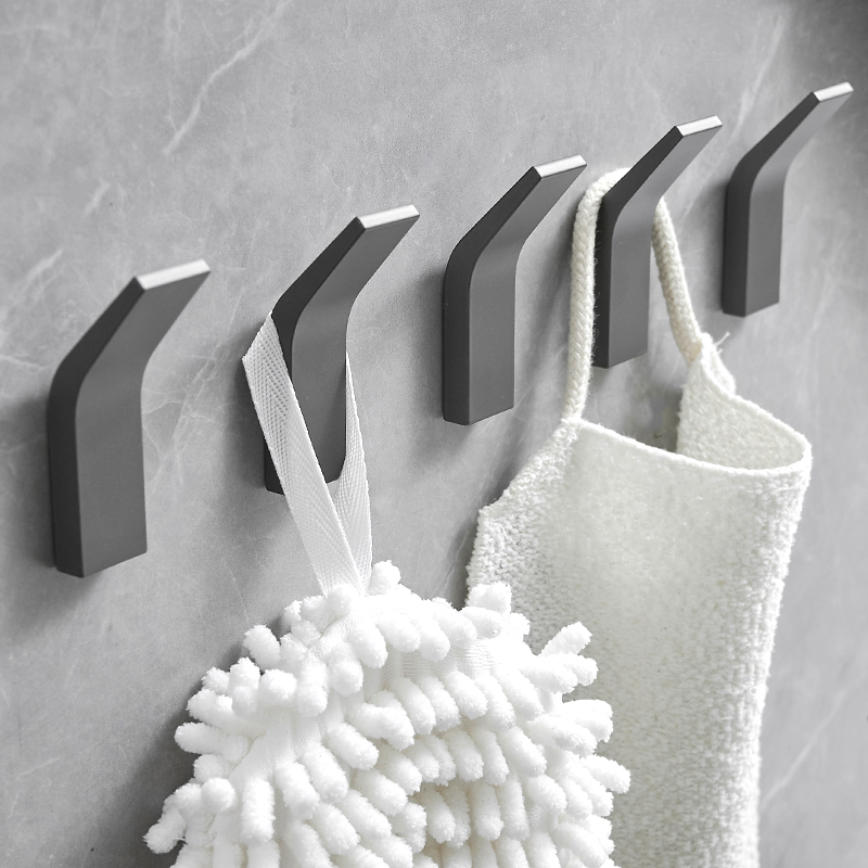 浴室毛巾挂钩免打孔擦手毛巾挂钩