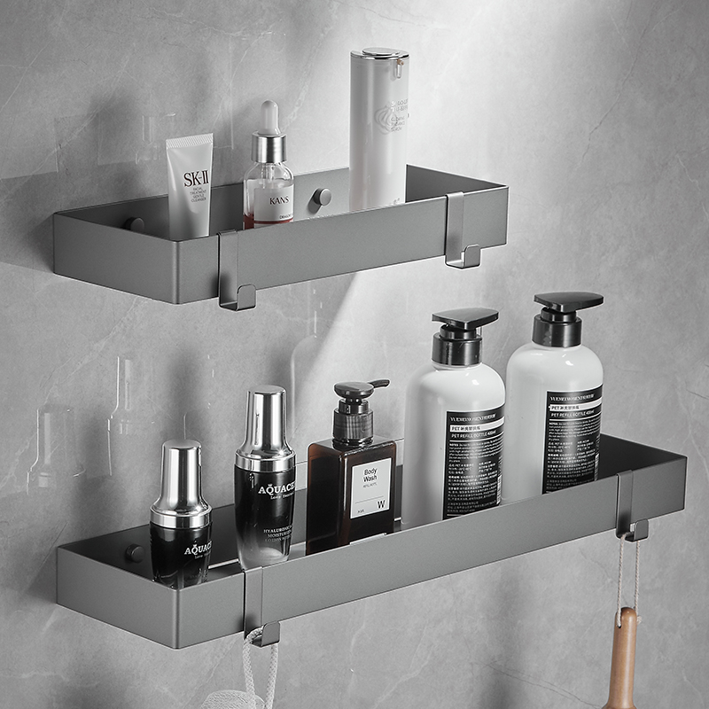 卫生间304不锈钢置物架免打孔