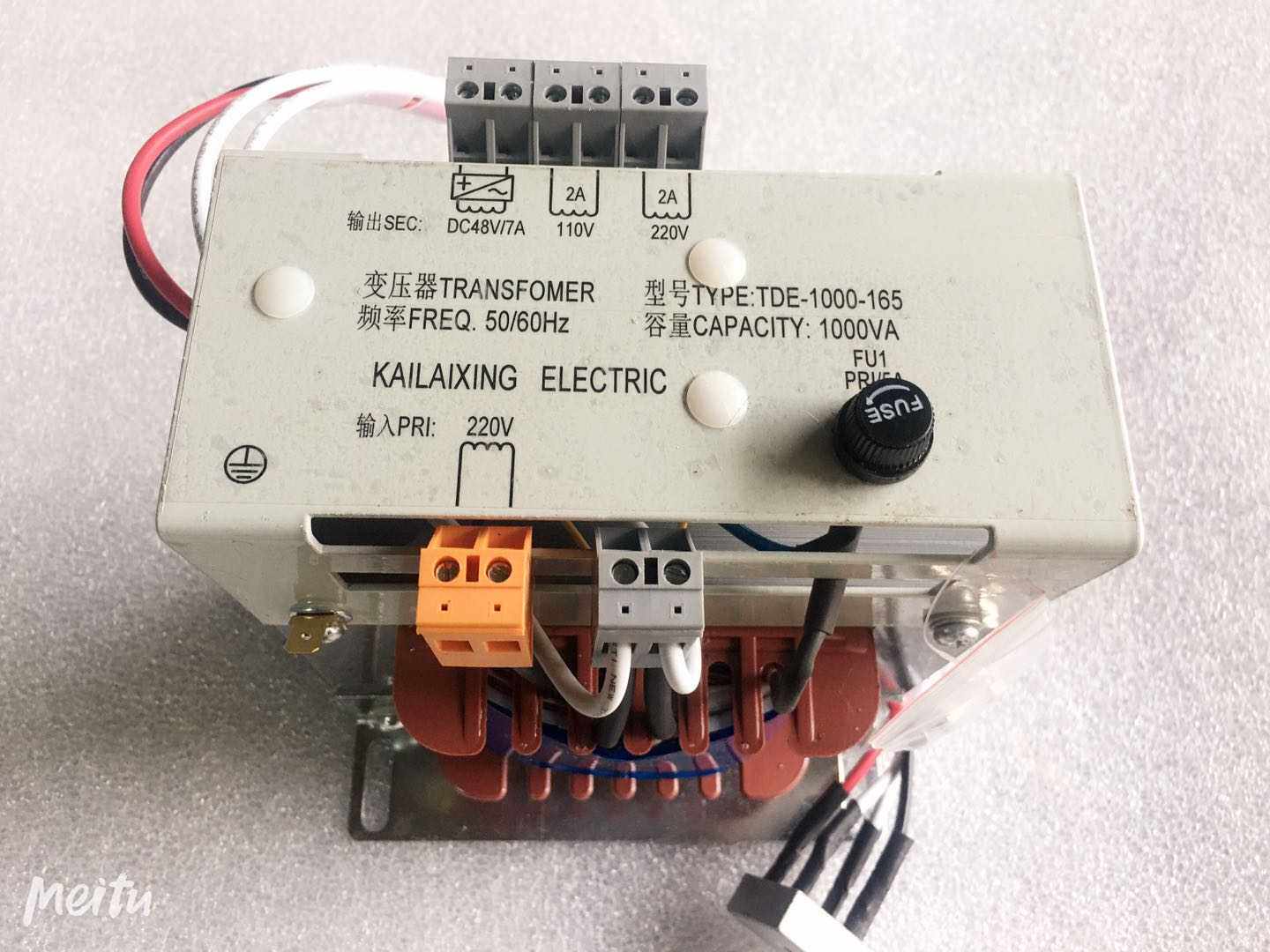 电梯配件变压器TDB-1000-165输入220变交流110，220 直流48全新