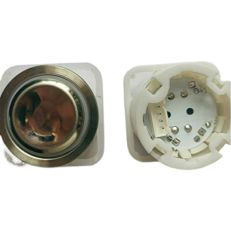 联合莱茵按钮 巨人通力电按钮 DA330G01 BA216 不锈钢凹面红色