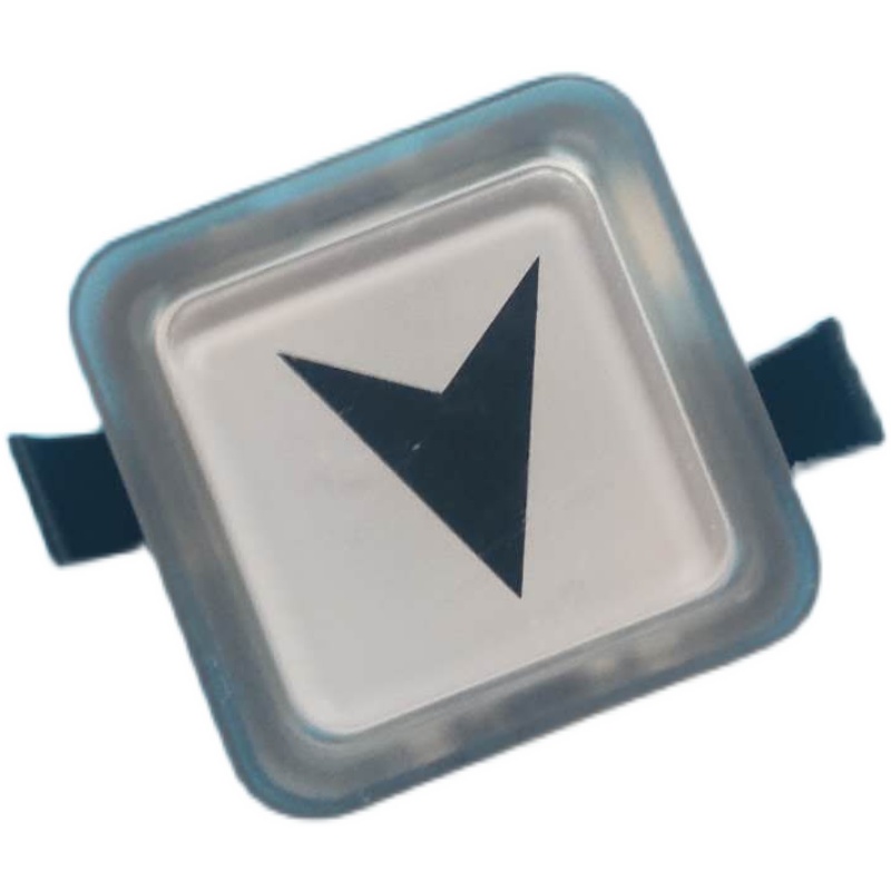 电梯配件按钮西子奥的斯白红蓝光BS34C方形开关按钮按键24v