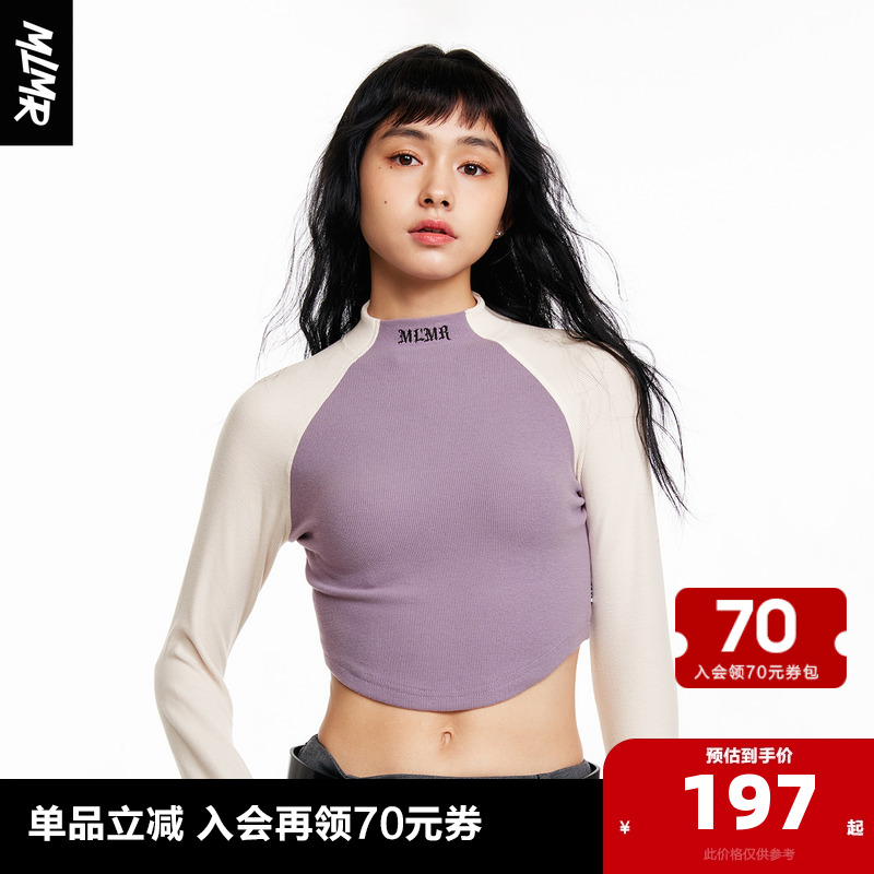 MLMR长袖休闲撞色新款