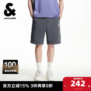 运动百搭精致图案印花宽松裤 杰克琼斯男装 NBA联名短裤 新款 子 夏季
