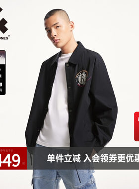 杰克琼斯翻领NBA联名羽绒服