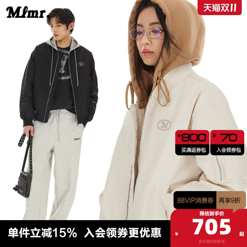 MLMR宽松舒适潮棒球领轻