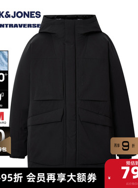 【AT系列】杰克琼斯奥特莱斯2025冬季新款男装羽绒服宽松外套上衣