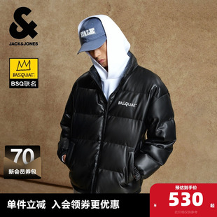 时尚 新款 刺绣宽松立领保暖外套上衣 棉服秋季 杰克琼斯BSQ联名男装