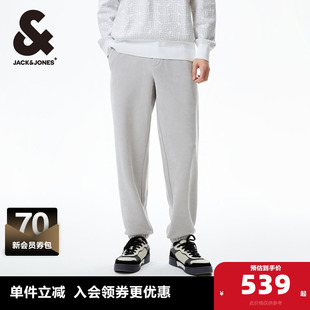 男装 杰克琼斯冬季 休闲卫裤 潮流舒适抽绳松紧腰头宽松束脚裤 新款