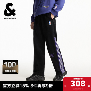 湖人队男装 宽松休闲舒适长裤 春秋季 卫裤 子 新款 杰克琼斯NBA联名款