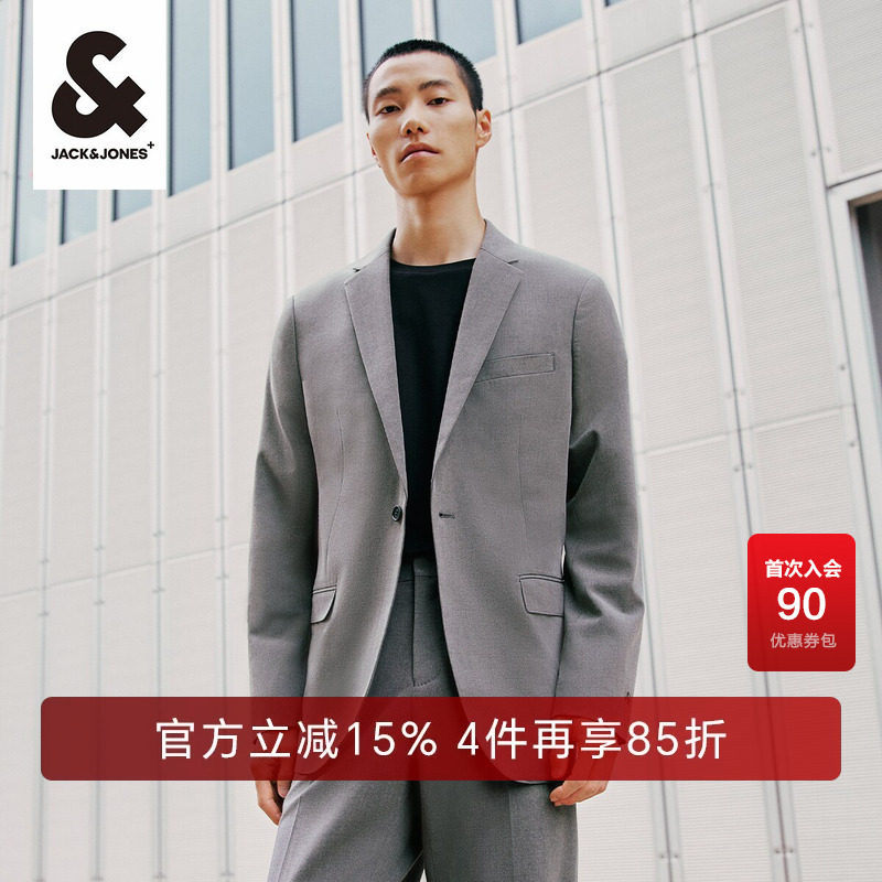 杰克琼斯秋季商务休闲西装外套