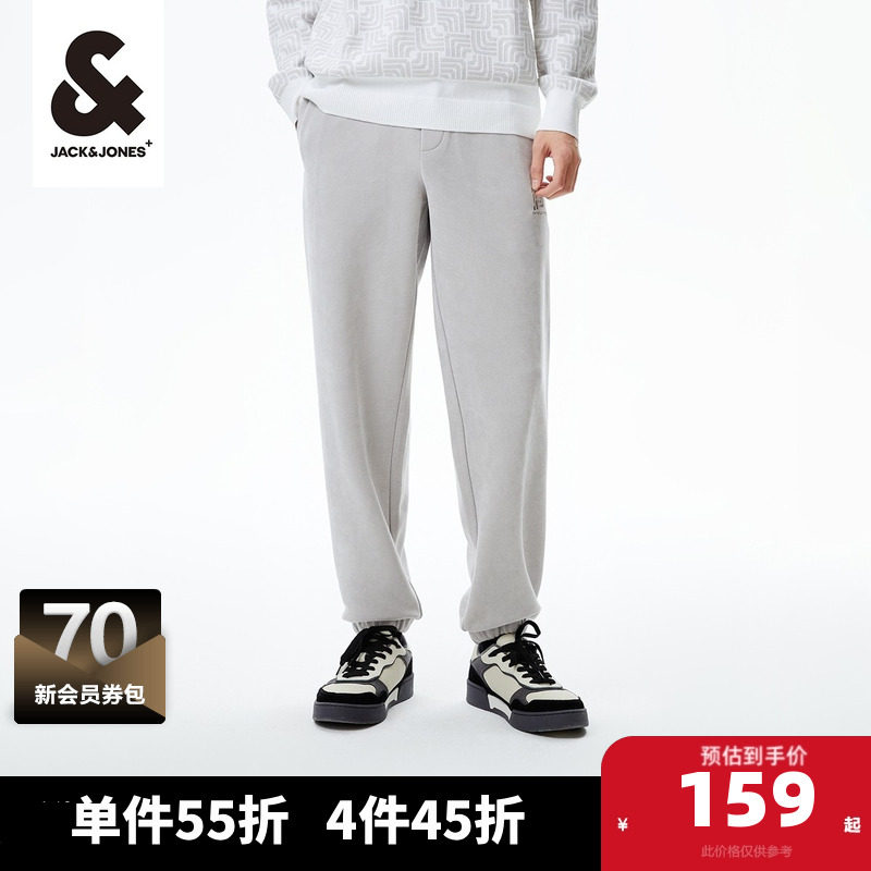 杰克琼斯男装裤子春季抽绳松紧腰头宽松束脚休闲运动裤卫裤,男装,卫裤,淘宝优惠券,粉丝福利购,淘宝优惠卷