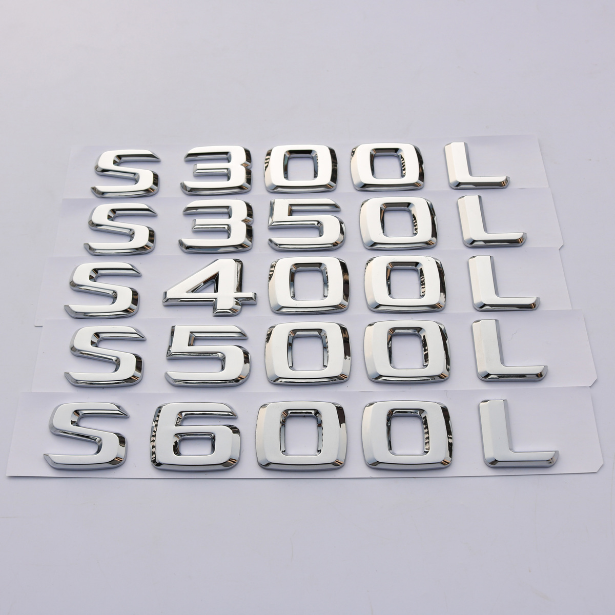适用于老款奔驰S级S350L S400L S500L S600L车标后尾标V12侧标贴