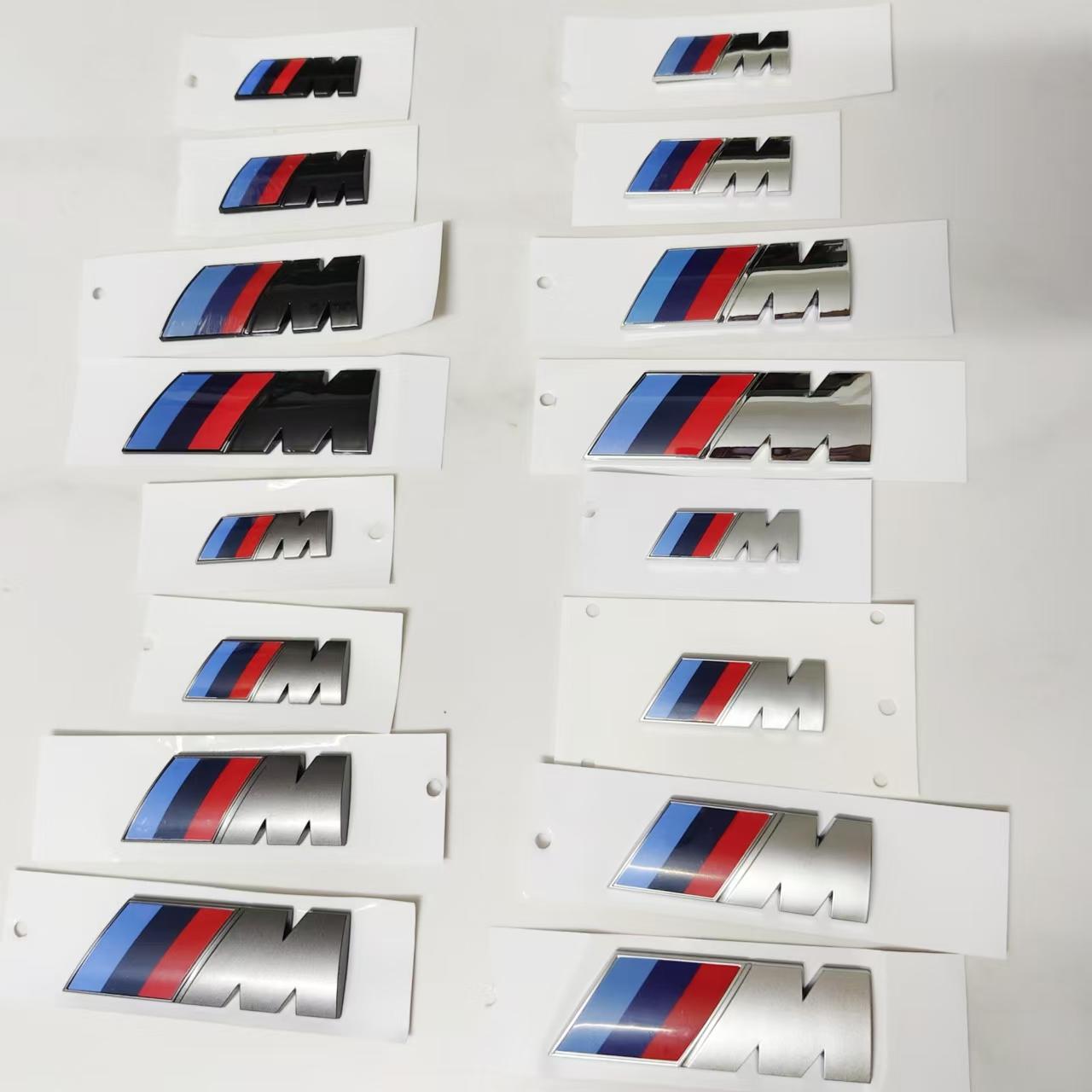 适用于宝马M标7系3系5系改装运动款车标后尾标志贴侧标X6M M3字标