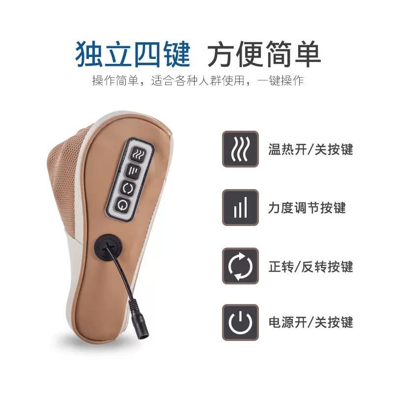 多功能颈椎按摩器颈部按摩枕头脖子背肩腰部家用电动按摩枕