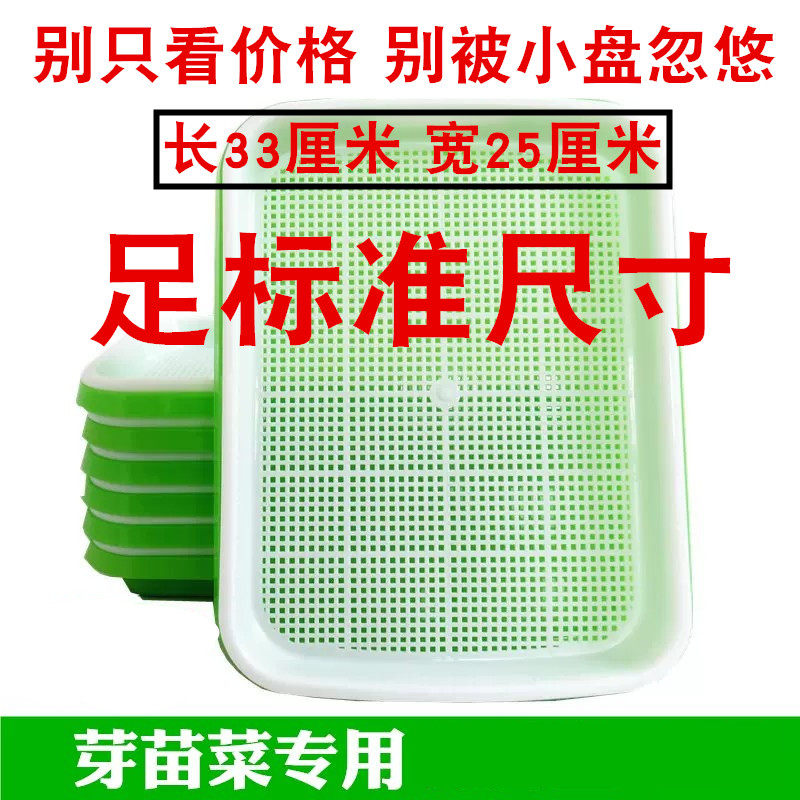 芽苗菜育苗盘小麦草种子豆芽盆麦苗籽豆苗种植盘水培蔬菜神器家用