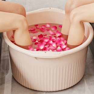 泡脚桶双人家用亲子加厚大号泡脚桶儿童脚盆高颜值泡脚足浴店专用