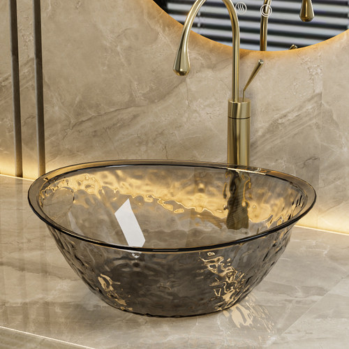 元宝盆高颜值透明水波纹加厚脸盆