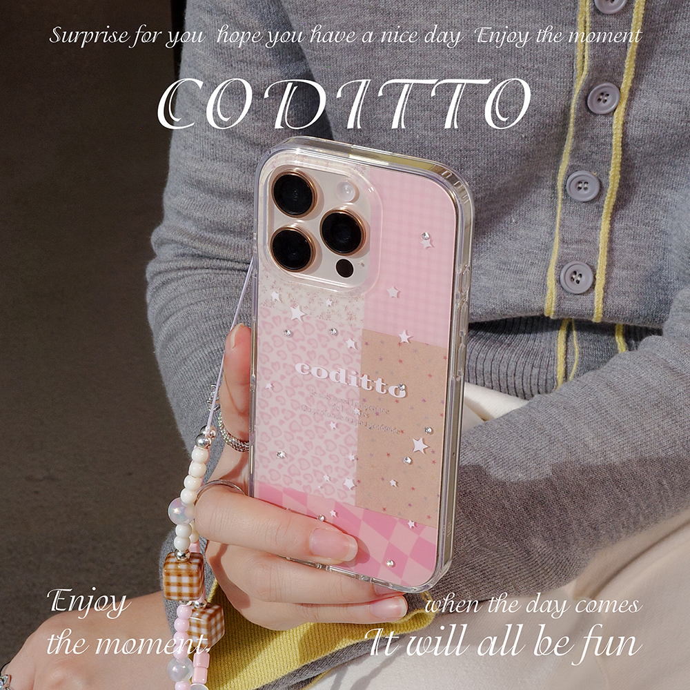 coditto粉色天空适用苹果手机壳