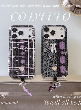 coditto原创魅影甜心适用苹果17promax17pro手机壳创意少女iphone16promax设计感15pro16pro保护套小众新款