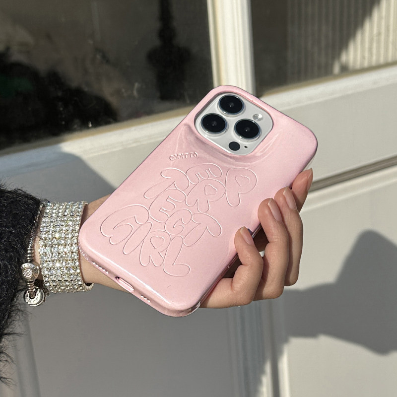 coditto泡泡字粉色肥皂适用iphone14手机壳少女苹果14pro高级1312
