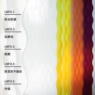 遮光梦幻波纹帘垂直水波帘阳台客厅落地窗手电动竖百 .御尚美新品