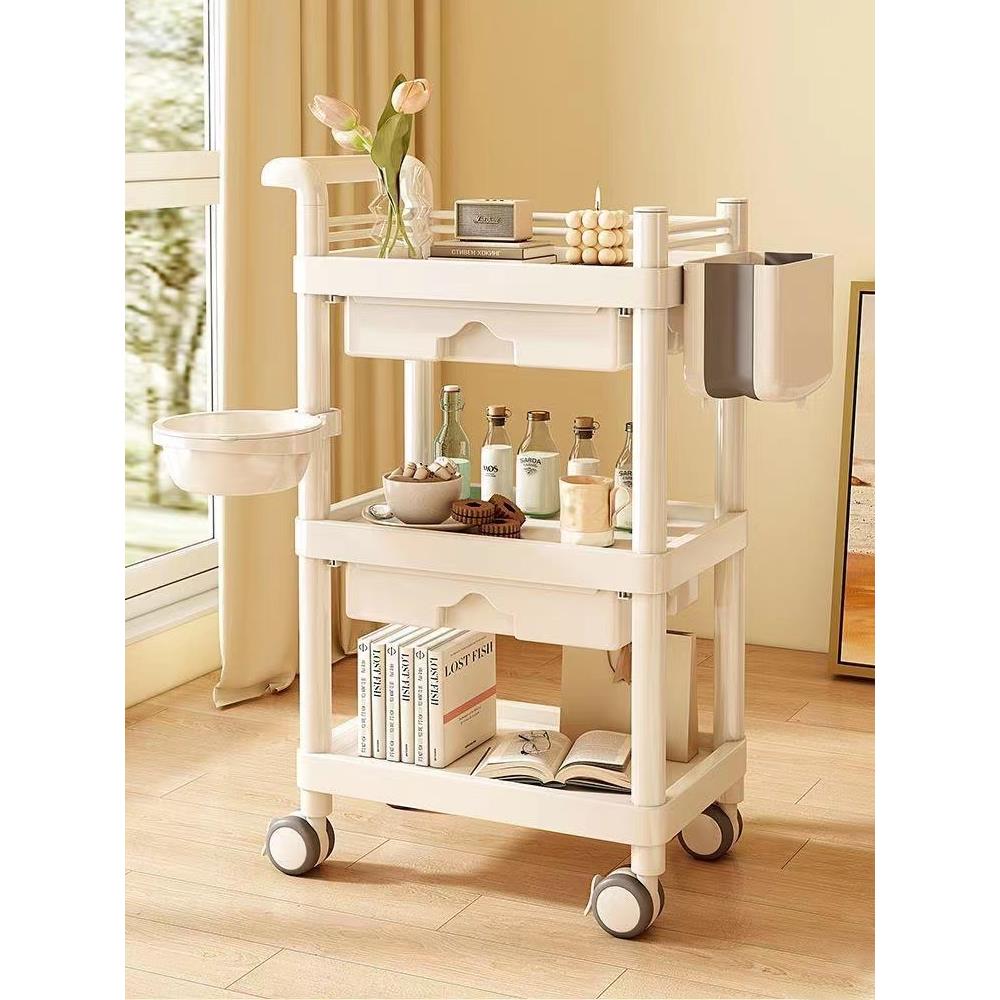 美容车手推车储物架美容院专用工具推车小气泡储物护理仪器美容、