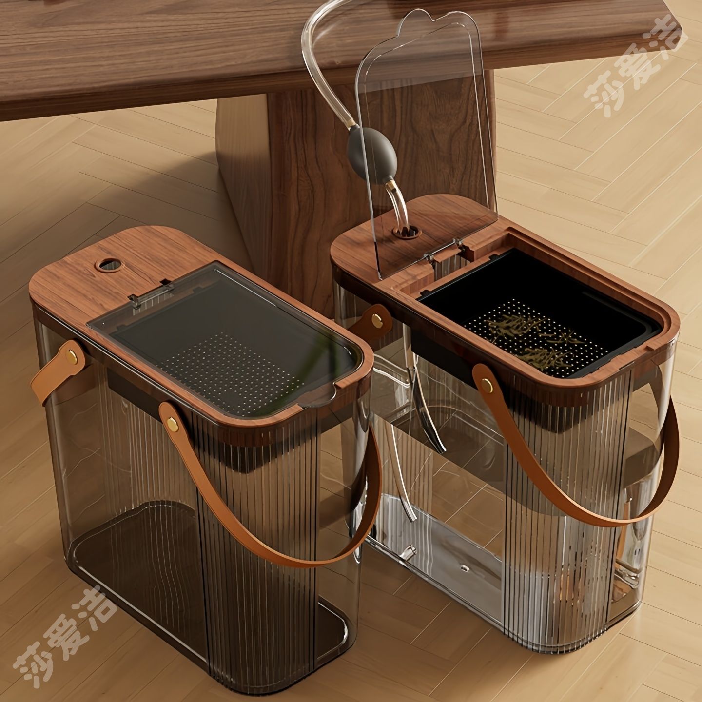 茶水桶家用带沥渣茶叶干