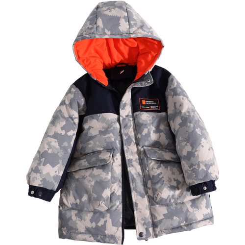 雅鹿新款加厚儿童羽绒服男童宝宝男孩中长款冬季洋气冬装帅气外套