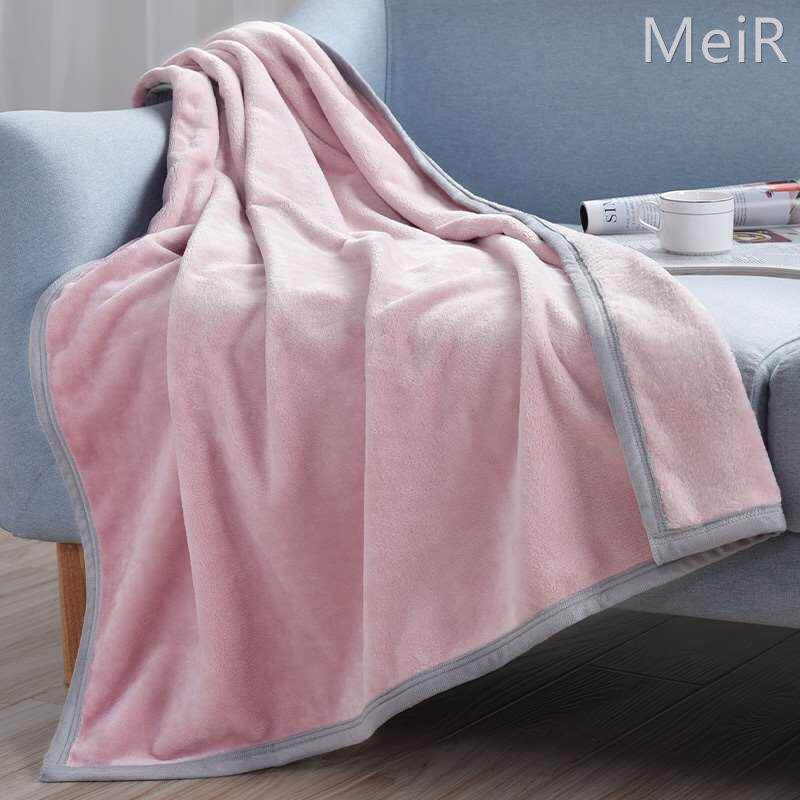 【直播推荐】毛毛雨毯子午睡小毛毯被子办公室空调毯珊瑚绒盖腿